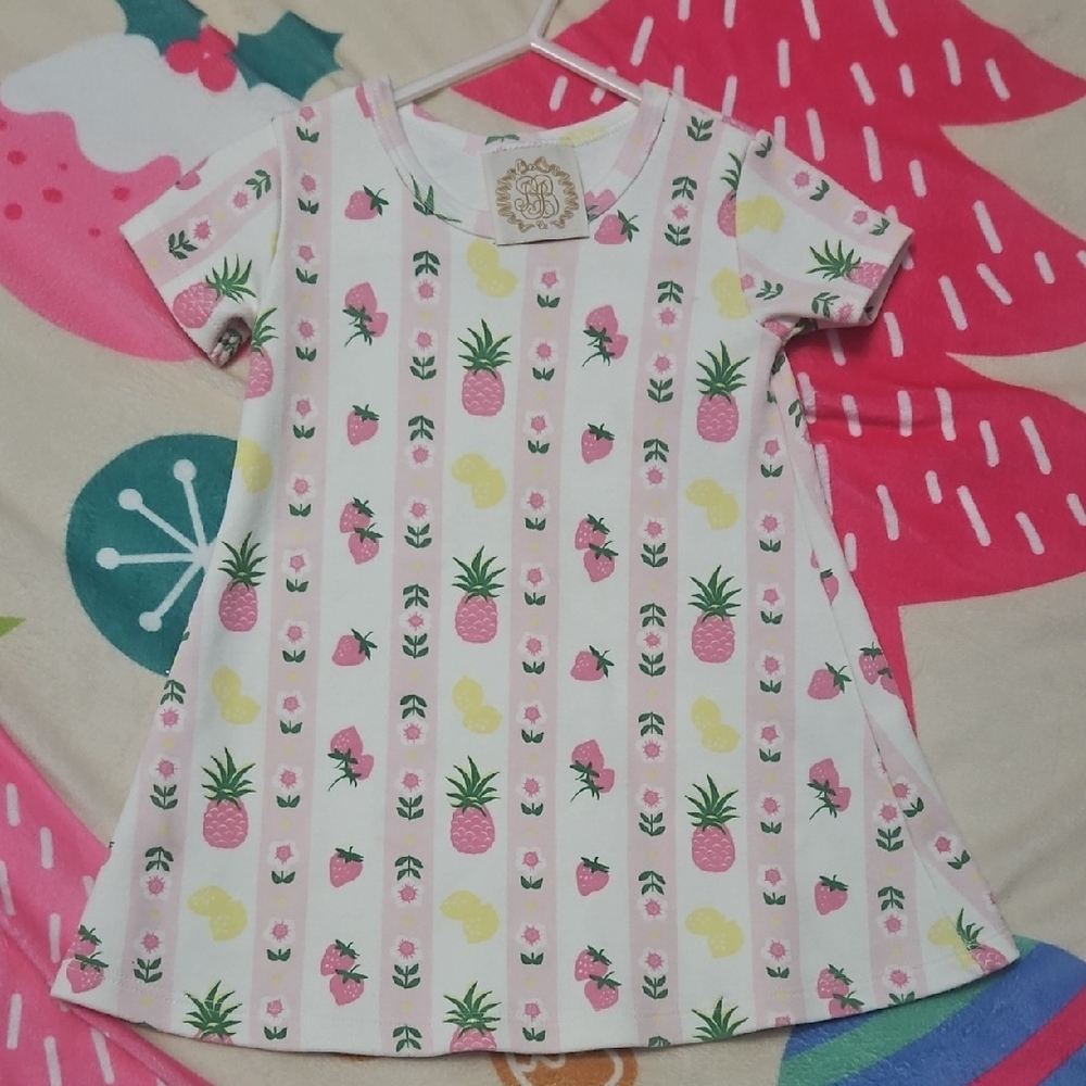 Tropical Print Kids Dress